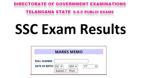 when will 10th result come 2024 ssc telangana
